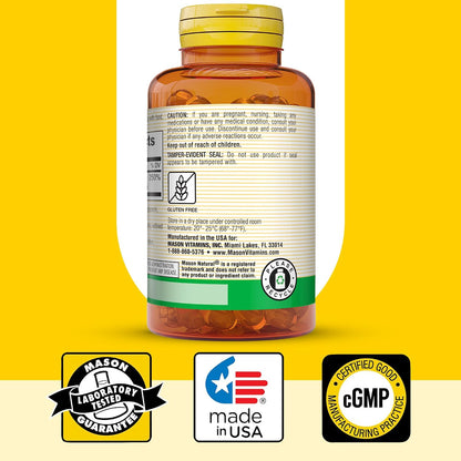 Mason Natural Vitamina D3 2.000 UI Ultra Strength - 60 Cápsulas Blandas – Image 6