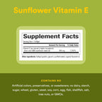 Whole Earth & Sea de Natural Factors, Vitamina E de Girasol, Suplemento Alimenticio Integral