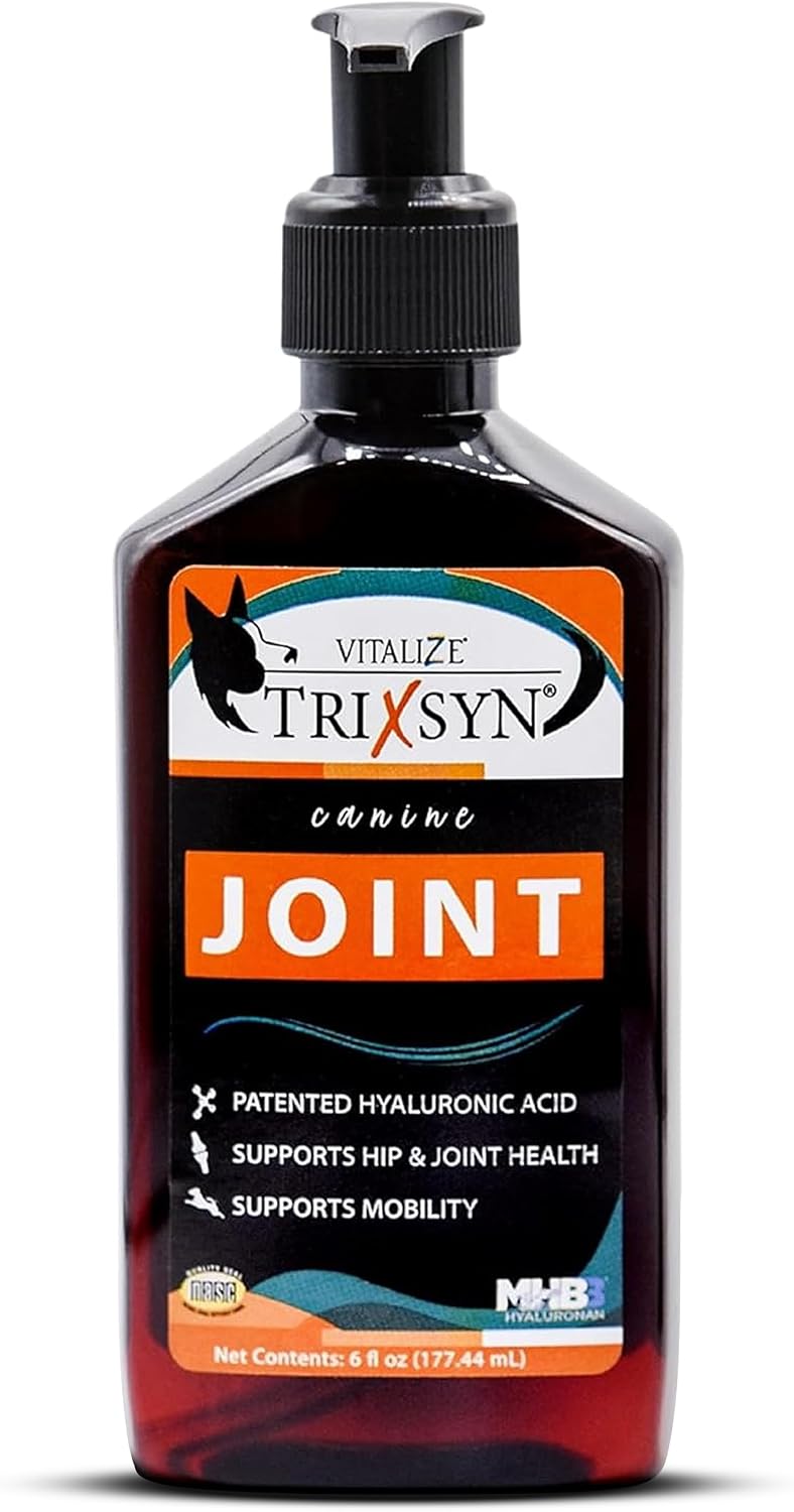 TRIXSYN Canine - Suplemento Líquido para Articulaciones de Perro con Ácido Hialurónico - Fórmula Patentada MHB3 - 2 Botellas de 177 ml