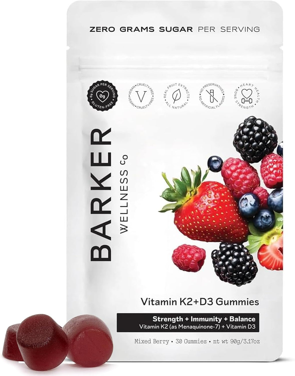 Gominolas de Complejo B Barker Wellness – Energía y Metabolismo, Sin Azúcar