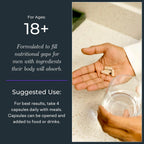 VitaminIQ Multivitamínico Integral para Hombres - 120 Cápsulas Vegetarianas