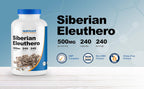 Nutricost Siberian Eleuthero 500mg, 240 Cápsulas - Eleutherococcus Senticosus