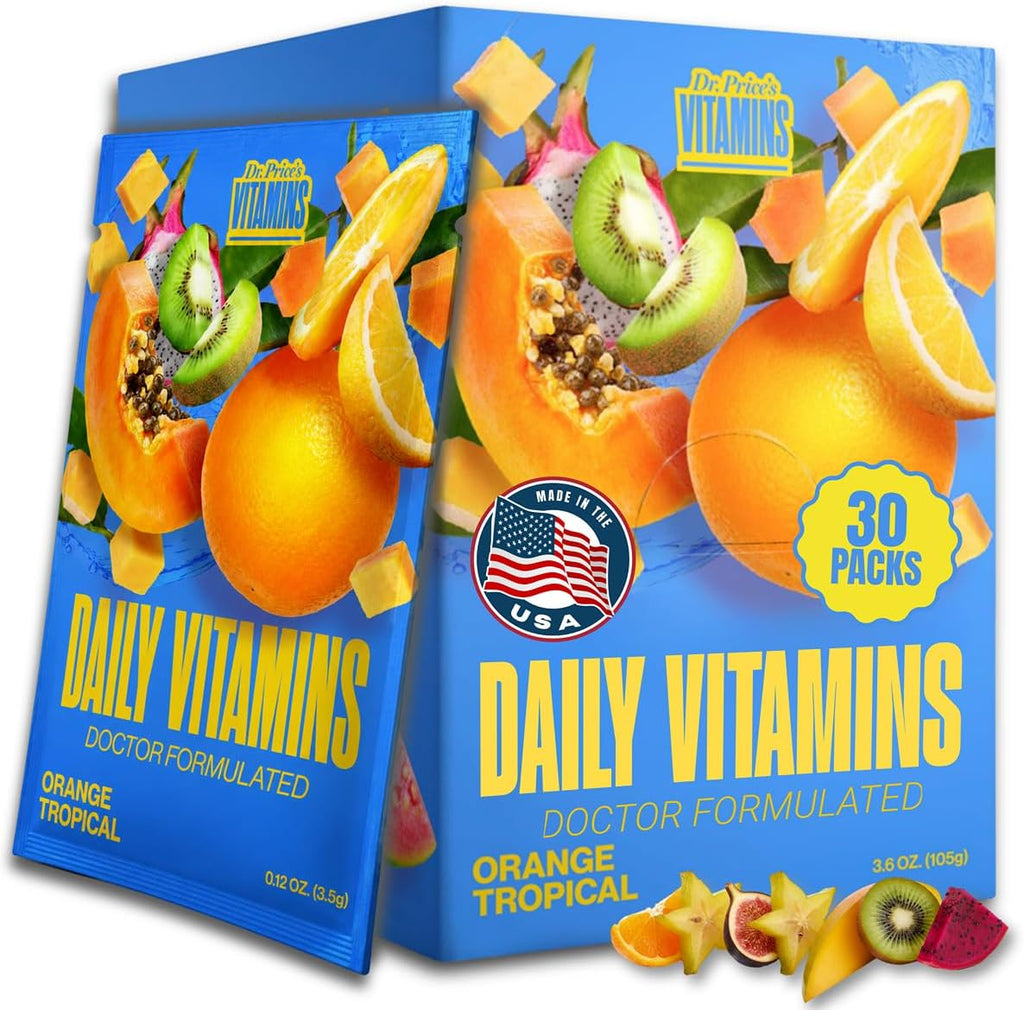 Multivitamínico en Polvo Sabor Tropical Dr. Price - 30 Sobres