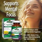 Nature's Answer CogniMax 1330 mg - 60 Cápsulas - Apoyo para la Memoria y Concentración