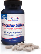 Doctor’s Advantage Macular Shield Eye Vitamins Plus Multivitamin – 120 Cápsulas, Suministro para 30 Días – Luteína y Zeaxantina con Ingredientes AREDS 2 y Complejo Multivitamínico Completo