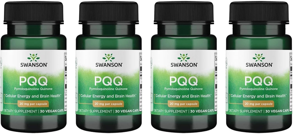 Swanson PQQ Pirroloquinolina Quinona 20 mg 30 Cápsulas Veganas
