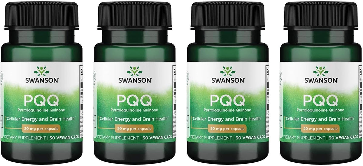 Swanson PQQ 20 mg 30 Cápsulas Vegetales (Paquete de 3) – Image 2