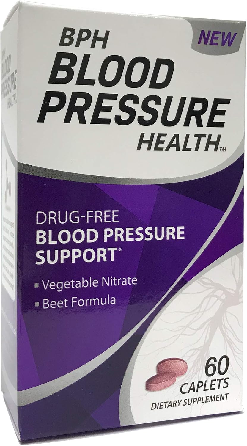 BPH Blood Pressure Health - Complemento Alimenticio con Remolacha, 60 Comprimidos