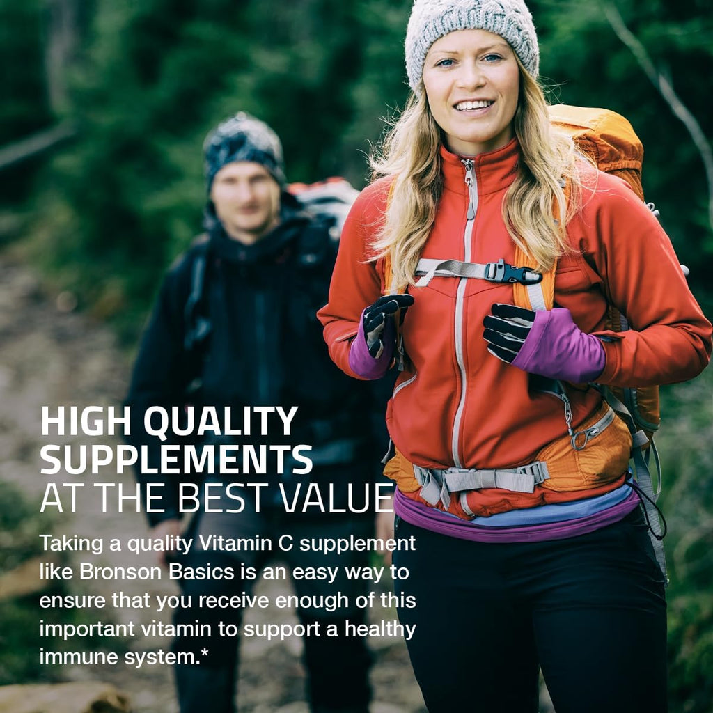 Bronson Vitamina C 500 mg - 250 Comprimidos Vegetarianos