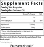 Fairhaven Health Myo-Inositol y D-Chiro Inositol 40:1 - 120 Cápsulas