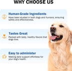 Zinc para Perros - Suplemento de Apoyo Cardíaco, Piel y Pelaje, Función Inmune con Biotina, Selenio y Vitaminas