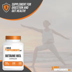 Cápsulas de Betaína HCl - 750 mg - 240 Cápsulas