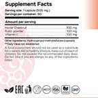 RaDoTech VeinoTune – Apoyo para la salud venosa con castaño de indias 300 mg y vitamina C, 60 comprimidos