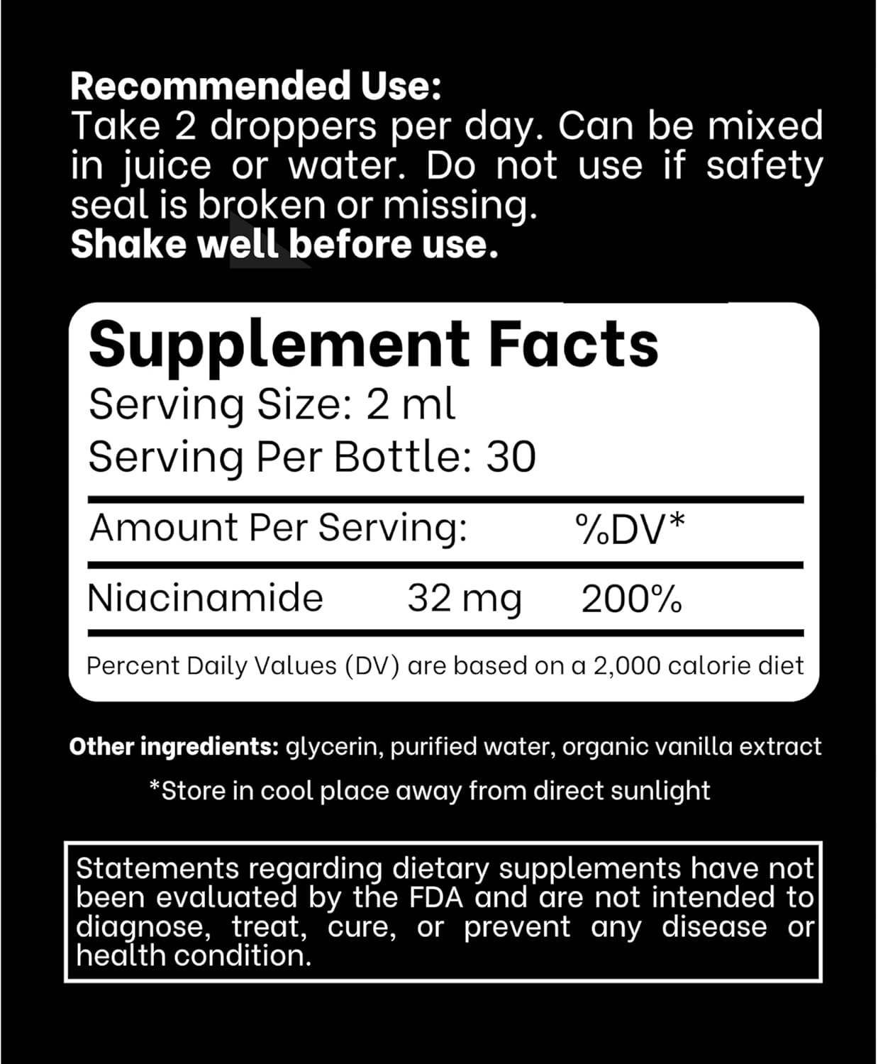 Think Above Vitamina B3 Niacinamida Líquida - Sin Flush - 60ml