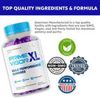 Prime Vigor XL Gummies (3 Paquete) - 180 Gomitas