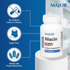 Major Niacin 500mg - 100 comprimidos