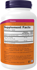 NOW Foods, Vitamin C-1000 with Rose Hips & Bioflavonoids, 250 Tablets
