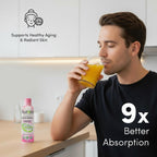 Mega-Liposomal Vitamina D3/K2+ con Vitamina C, Sabor Fresa, 32 Dosis (473 ml)