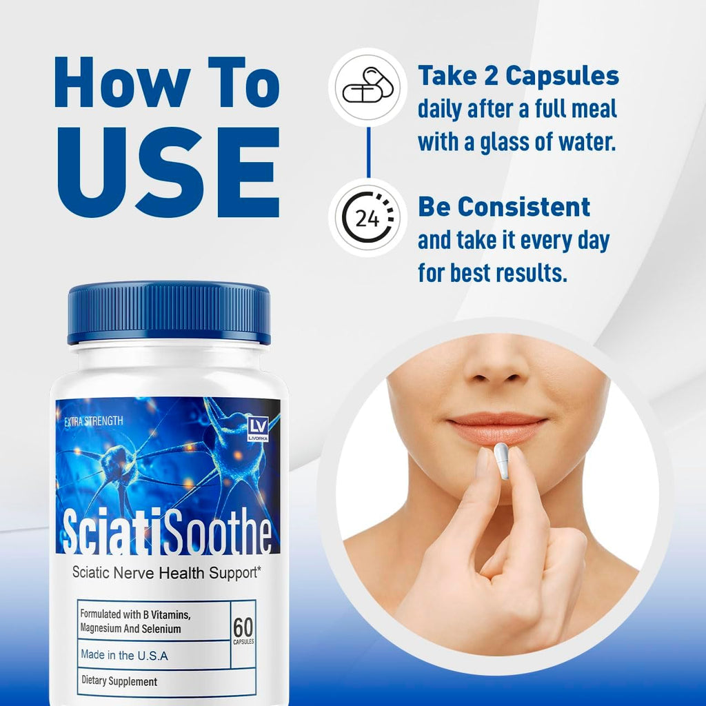 Sciatisoothe Complemento Alimenticio - 60 Cápsulas
