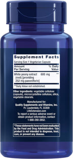 Life Extension Peony Immune – Raíz de Peonía Blanca – Apoyo Inmunológico – 60 Cápsulas Vegetarianas