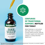 NutraMedix Tintura de Escutelaria Baicalensis - Apoyo Inmunitario y Cardiovascular (60 ml)