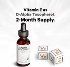 Codeage Vitamina E+ Líquida Orgánica - 59 ml (2 Meses)