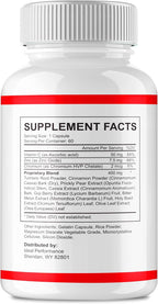 IDEAL PERFORMANCE Sugar Delete Cápsulas - Suplemento para Circulación Saludable y Niveles Estables (2 Paquetes)