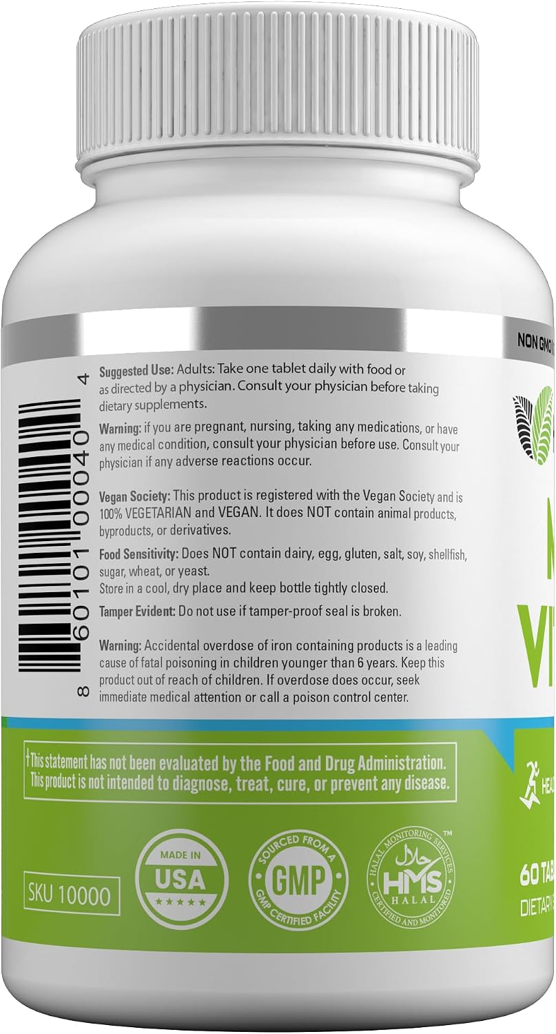 HAYAT Multivitamínico Natural Vegano - 60 Comprimidos