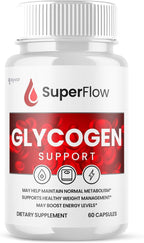 Super Flow Glycogen Support, Fórmula Avanzada, 60 Cápsulas