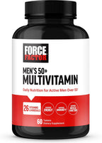 Force Factor Multivitamínico para Hombres 50+ con 26 Vitaminas y Minerales, 60 Comprimidos