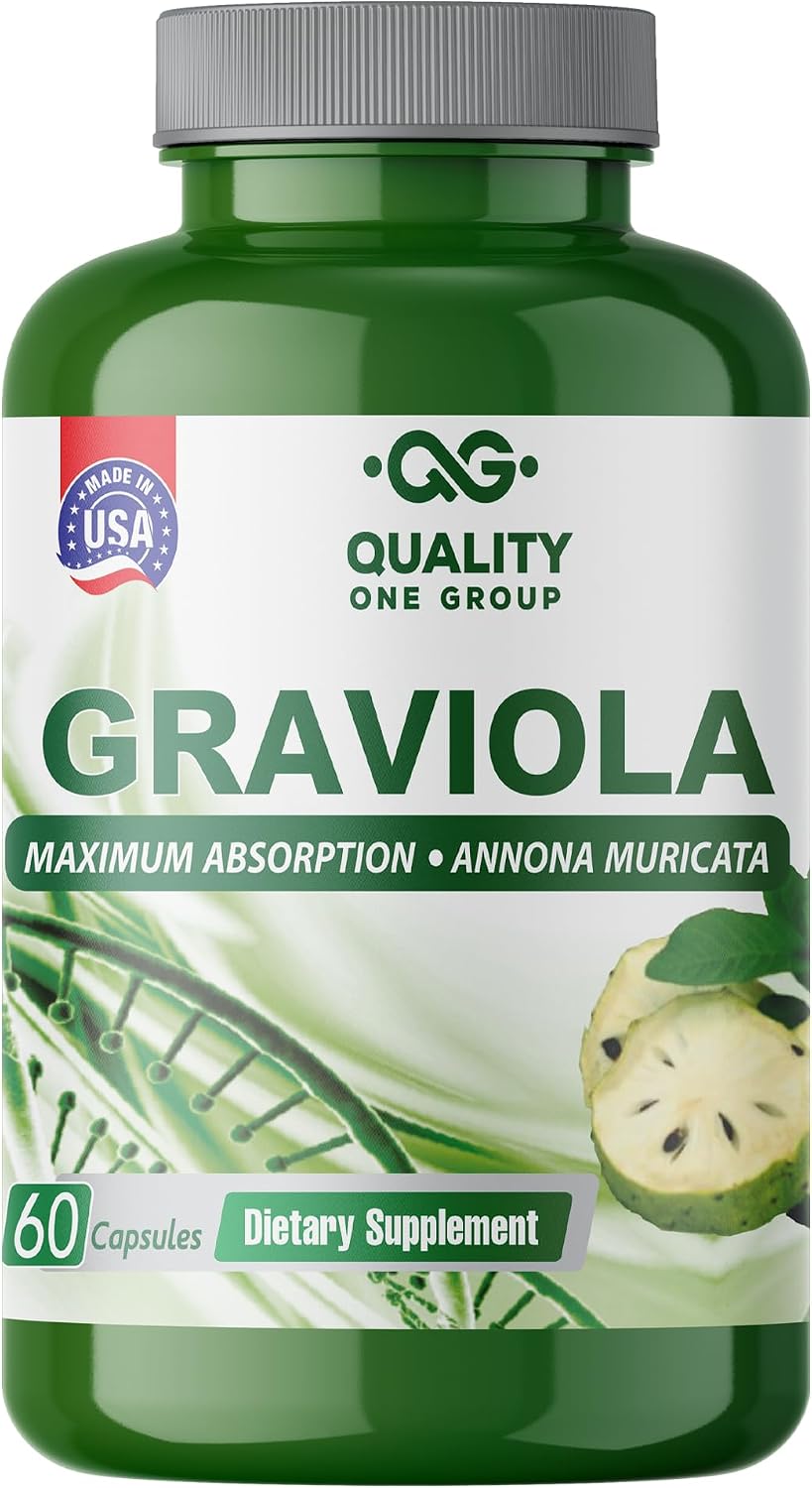 GRAVIOLA MAX - Extracto Puro de Graviola - Soursop (Annona muricata) de QUALITY ONE