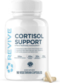 Revive MD Cortisol Manager, 90 Cápsulas Vegetarianas - Suplemento para el Control del Cortisol con Magnesio y L-Teanina