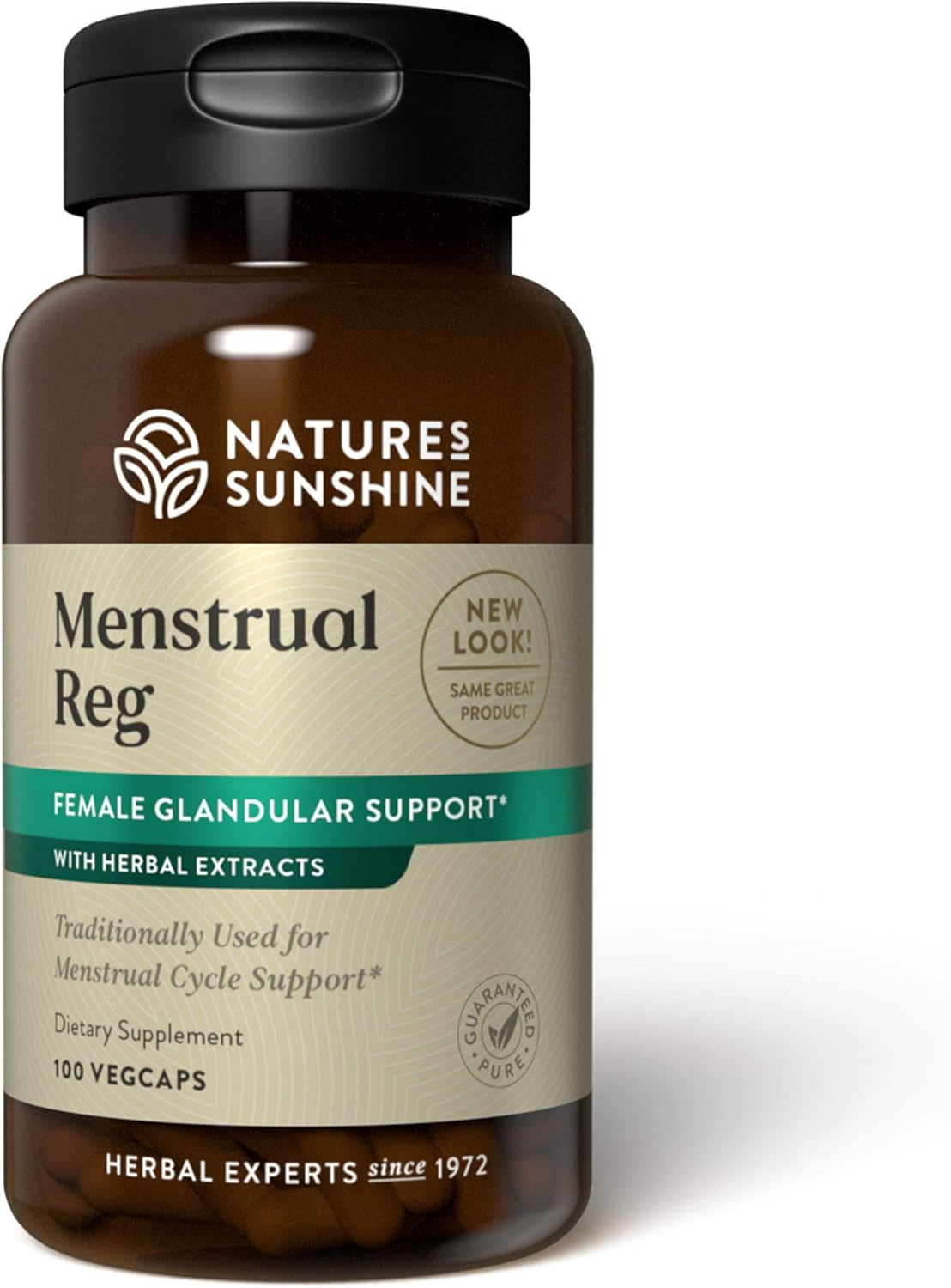 Nature's Sunshine Menstrual Reg, 100 Cápsulas - Suplemento Herbal