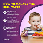 Phytoral Gomitas de Hierro y Vitamina C para Niños - 120 Gomitas