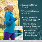 NerveCalm – Pasiflora & Higo Chumbo Cápsulas – 30 Ct, Suministro para 3 Meses | Vegano, No Transgénico, Fabricado en EE. UU.