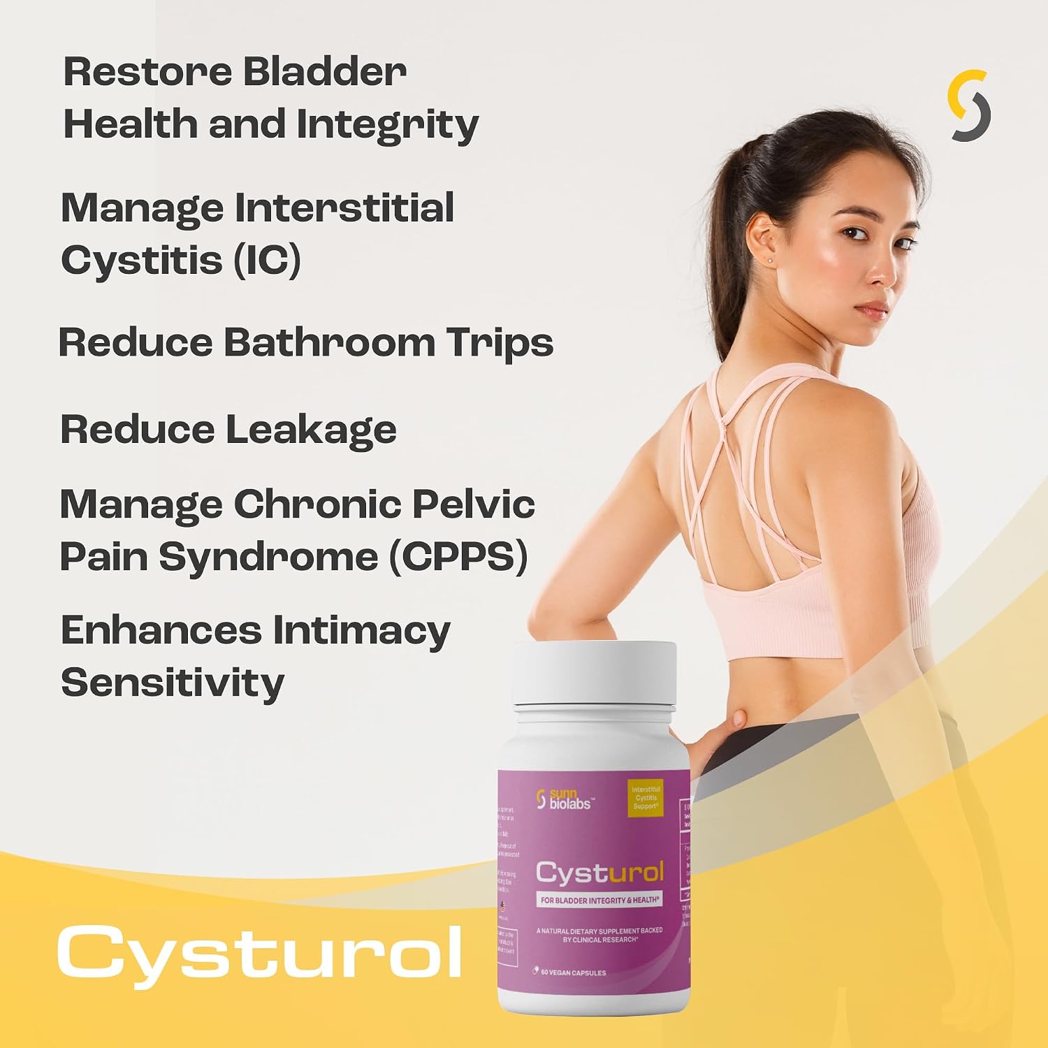CYSTUROL® Suplemento de apoyo para la vejiga y la salud urinaria