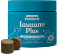 PetHeal Immune Plus Chews para Perros - Suplemento Inmune Natural - 30 Masticables Sabor Cerdo