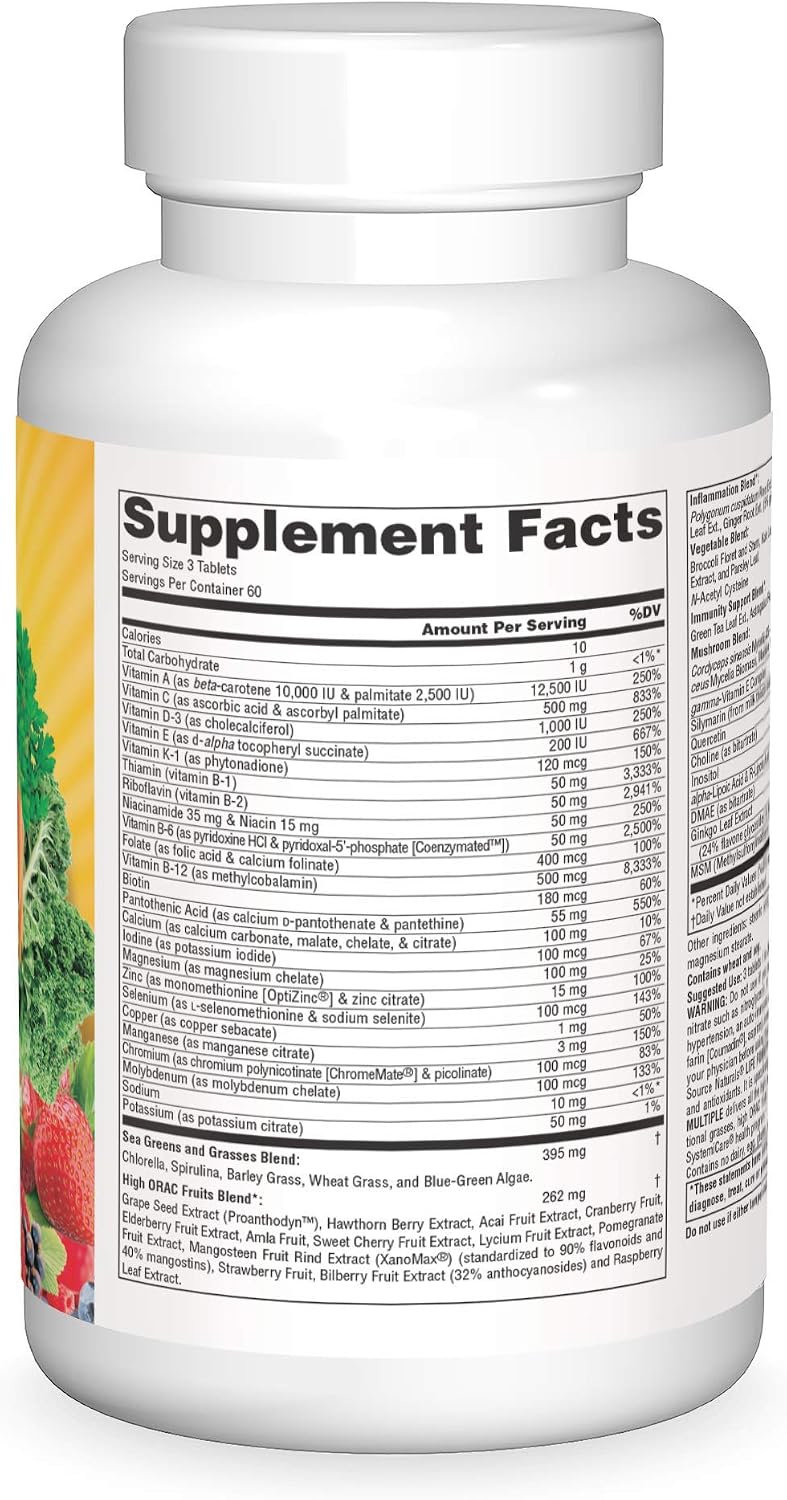 Source Naturals Life Force Green Multiple - 180 tabletas