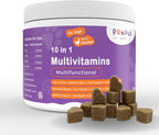 Pawpuk Paws Suplemento Multifuncional para Perros con Silimarina, Mejillón de Labio Verde, Glucosamina, MSM, Aceite de Salmón, Probióticos, Co-Q10, NMN