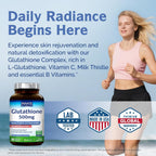 Innate Vitality Glutatión 500mg con Cardo Mariano, Vitamina C y Complejo B - 60 Cápsulas