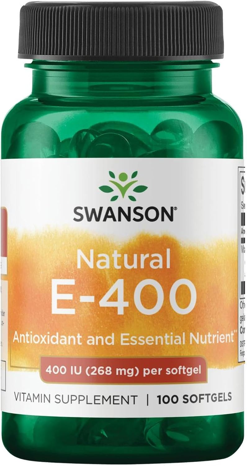 Swanson Vitamina E Natural 400 UI - 100 Cápsulas Blandas