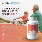 Pre-DX Nerve Support - Multivitamínico Avanzado con L-Metilfolato y Complejo B - 60 Cápsulas