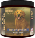 Prestige Breed Multivitaminas para Golden Retriever, Nutrición Equilibrada, 90 Comprimidos, Hecho en EE.UU. con Bacon Auténtico