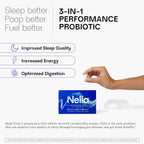 Nella Probióticos para la Salud Digestiva y Energía - 30 Cápsulas