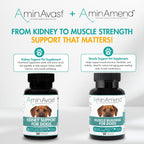 AminAmend Suplemento Muscular para Perros Grandes – CaHMB y Vitamina D3, 30 cápsulas
