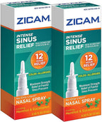 Zicam Intense Sinus Relief Spray Nasal Sin Drip, 0.5 oz (Pack de 2)