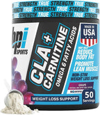 BPI Sports CLA+Carnitine – Suplemento de L-Carnitina y CLA – Sabor Limonada Rosa – 50 Dosis