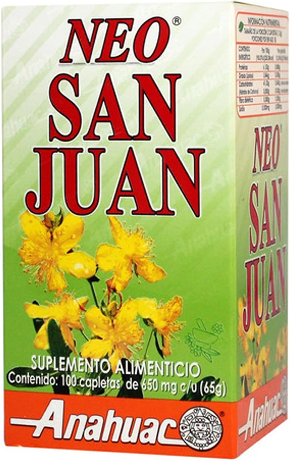 Neo San Juan 100 Cápsulas de Hierba de San Juan – Anáhuac