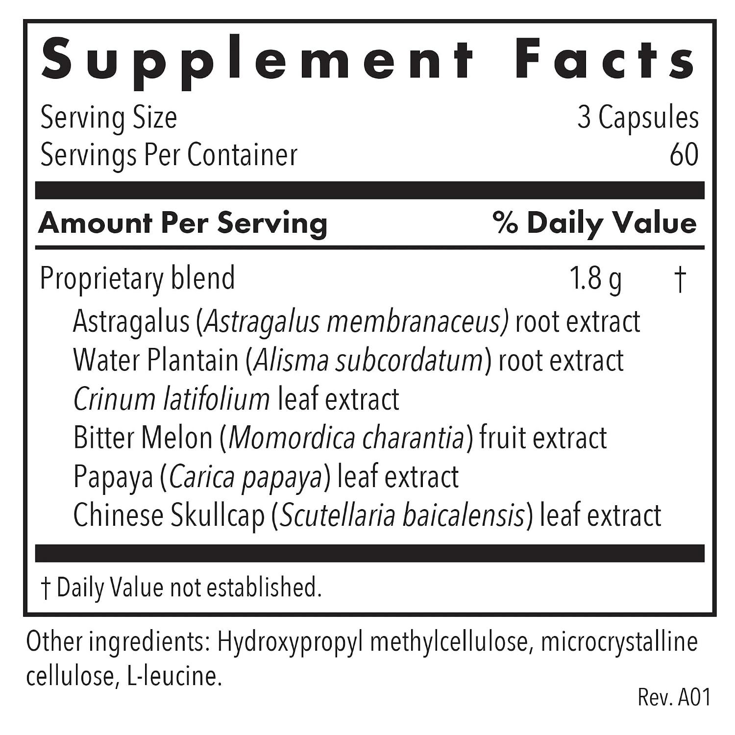 Healthy Prostate & Ovary - Complemento Herbal con Crinum latifolium, 180 Cápsulas