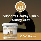 Vet Classics Aceite de Salmón para Perros y Gatos – Piel Sana y Pelaje Brillante – Omega 3, 6, 9, DHA, EPA – Soft Chews 90 uds